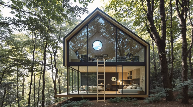 Modern Tiny House with Loft: Innovative Designs and Ideas