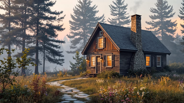 Saltbox Cabin: Design Ideas and Building Plans