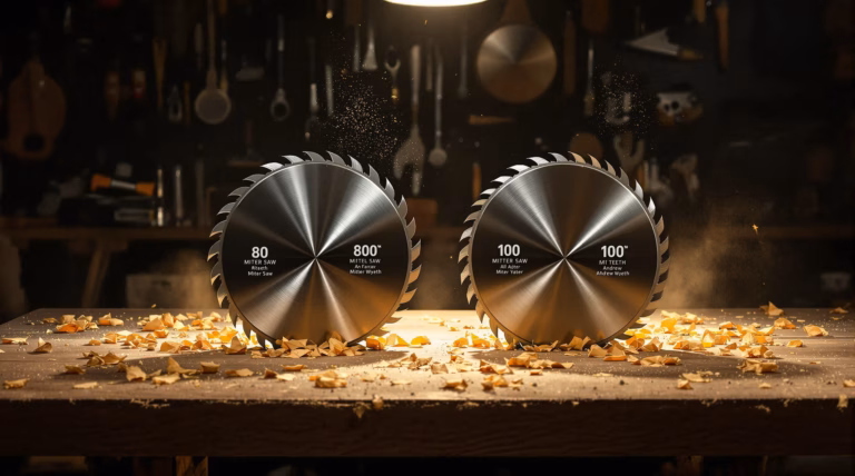 80 vs 100 Tooth Miter Saw Blade: Which One is Right for You?